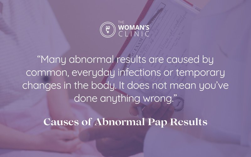 causes of abnormal pap results